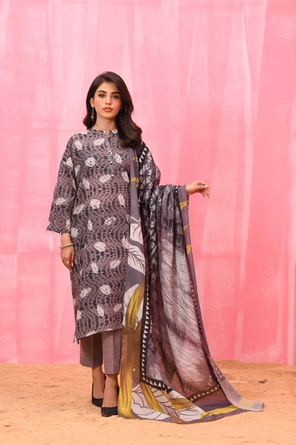 Nishat Linen - 3 Piece - Printed Suit - 42303434