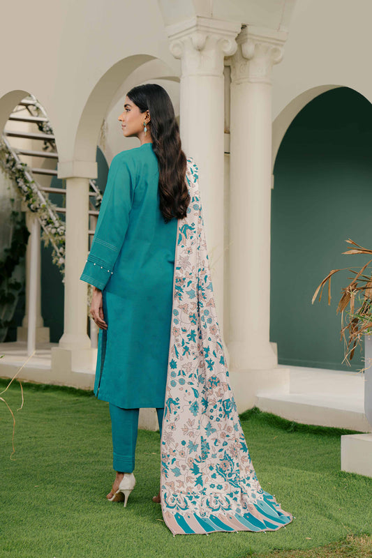 Nishat Linen - 3 Piece - Jacquard Suit - 42303438