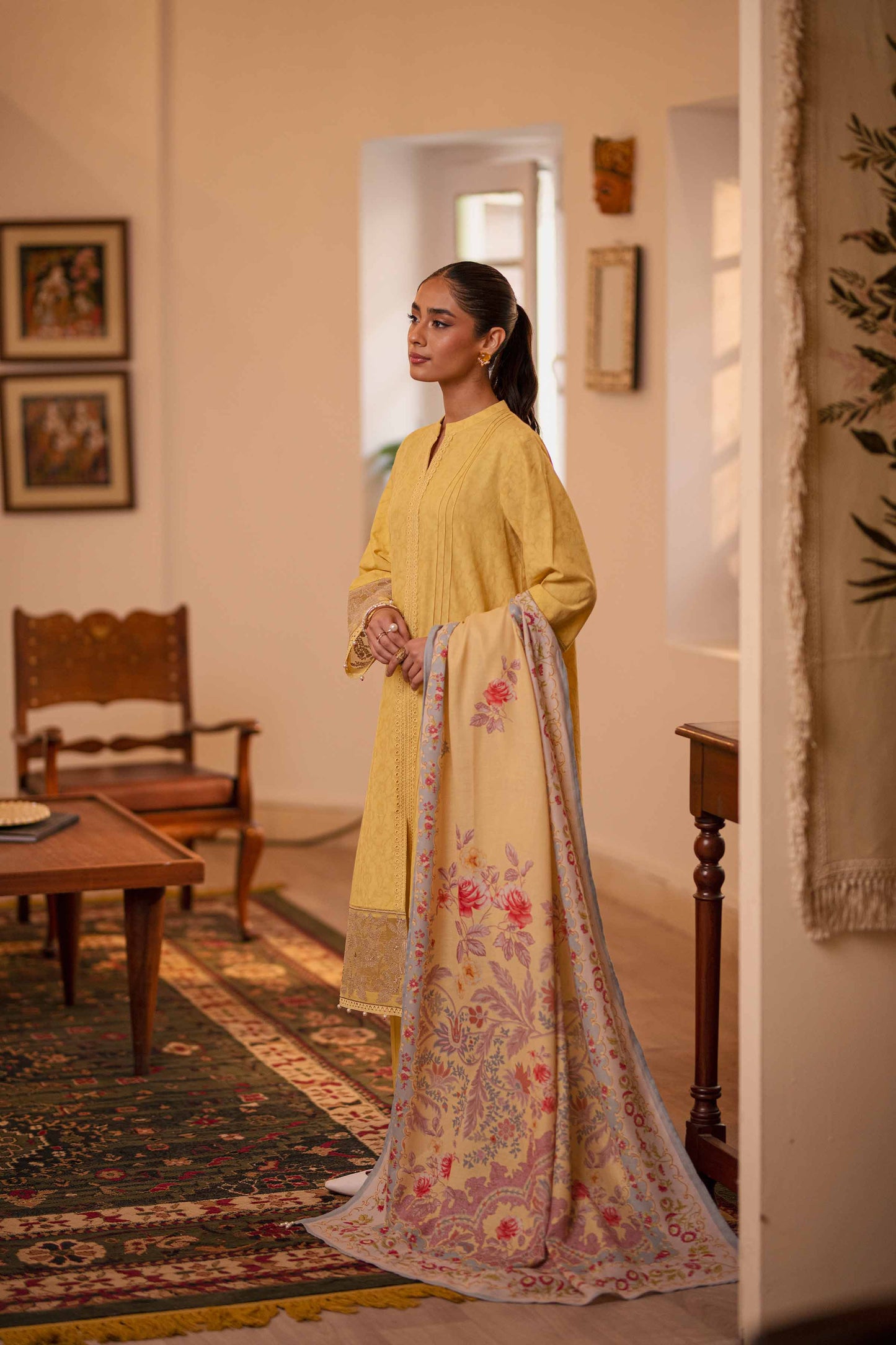 Nishat Linen - 3 Piece - Embroidered Suit - 42303451