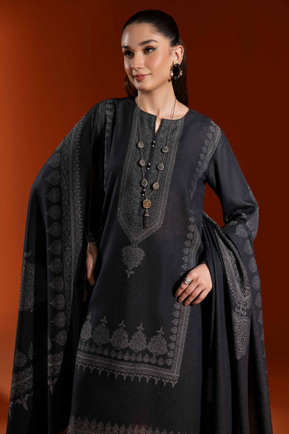 Nishat Linen - 3 Piece - Jacquard Embroidered Suit - 42303458