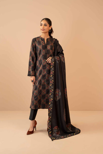 Nishat Linen - 3 Piece - Digital Printed Jacquard Suit - 42303463