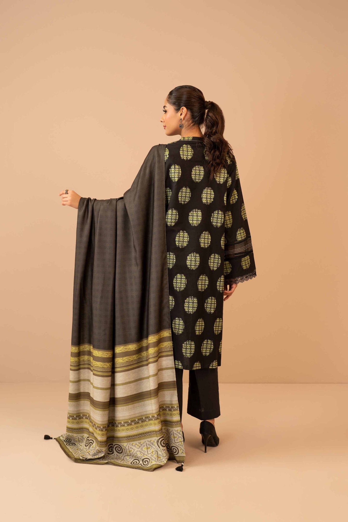 Nishat Linen - 3 Piece - Digital Printed Jacquard Suit - 42303464