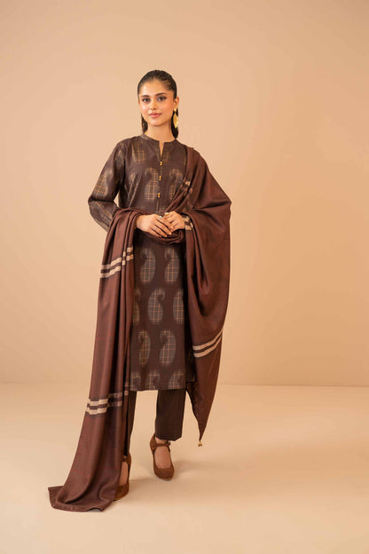 Nishat Linen - 3 Piece - Digital Printed Jacquard Suit - 42303466