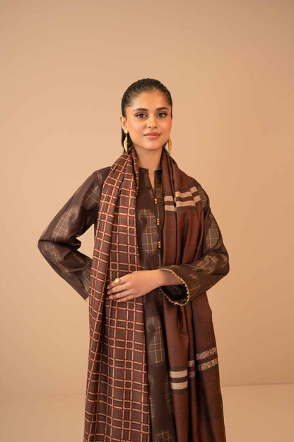 Nishat Linen - 3 Piece - Digital Printed Jacquard Suit - 42303466