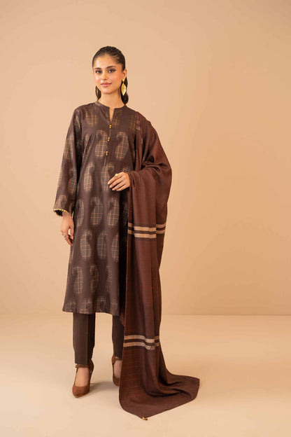 Nishat Linen - 3 Piece - Digital Printed Jacquard Suit - 42303466