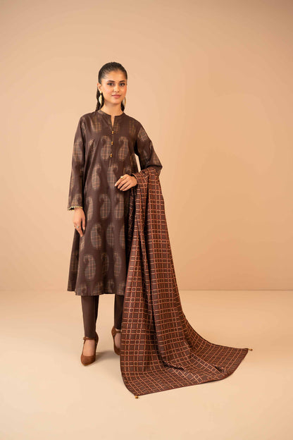 Nishat Linen - 3 Piece - Digital Printed Jacquard Suit - 42303466