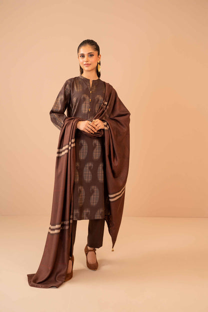 Nishat Linen - 3 Piece - Digital Printed Jacquard Suit - 42303466