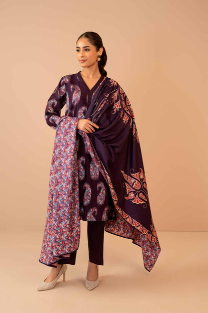 Nishat Linen - 3 Piece - Digital Printed Jacquard Suit - 42303467