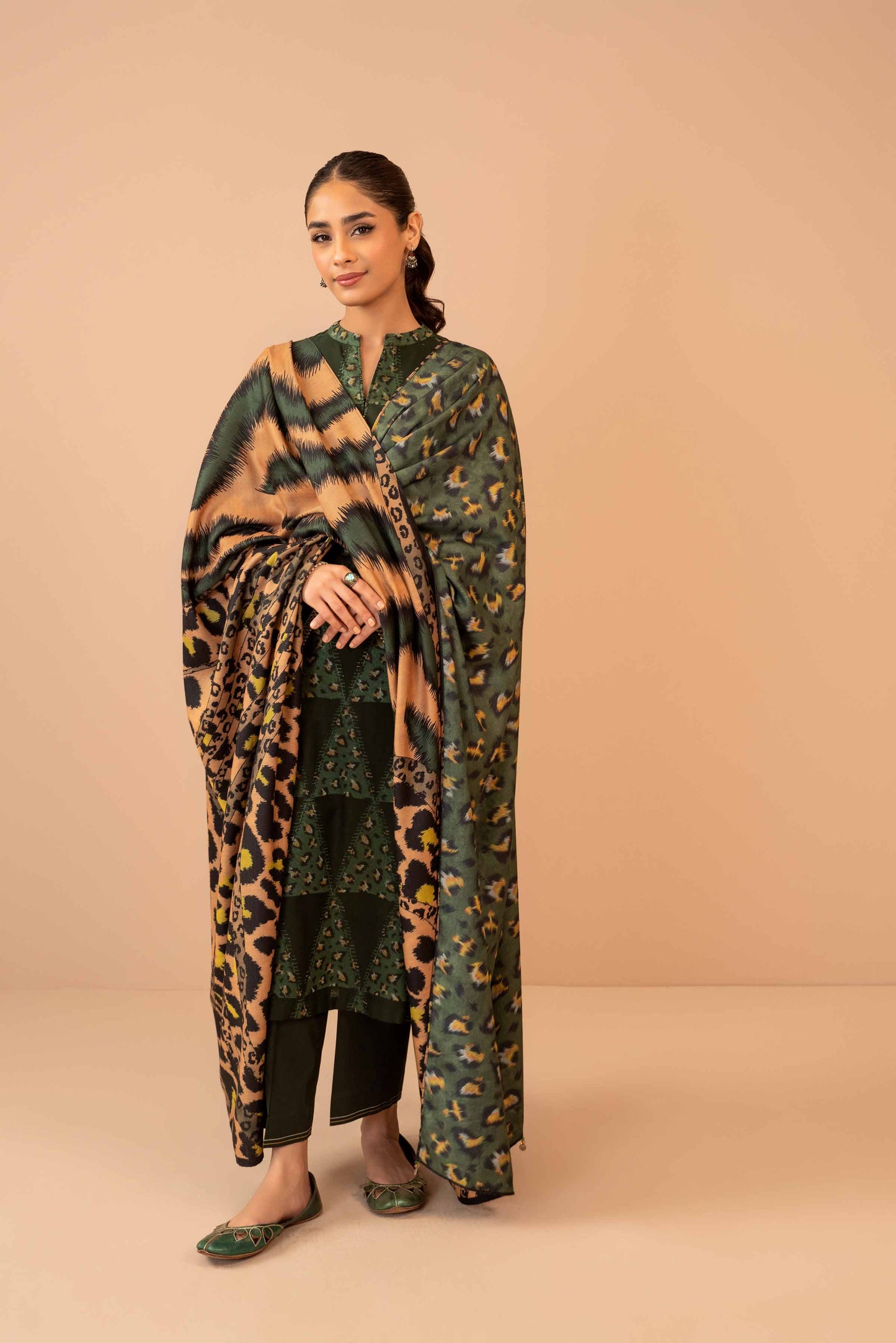 Nishat Linen - 3 Piece - Digital Printed Jacquard Suit - 42303468