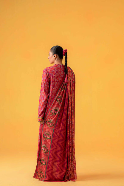Nishat Linen - 3 Piece - Printed Loose Fabric - 42304002