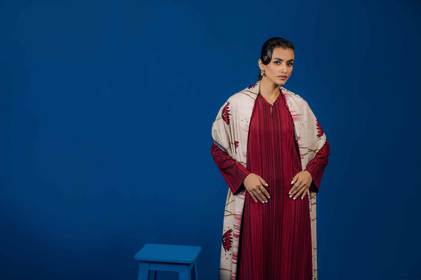 Nishat Linen - 3 Piece - Printed Loose Fabric - 42304003