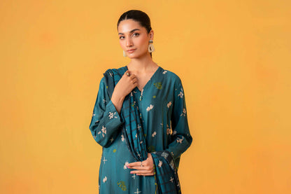 Nishat Linen - 3 Piece - Printed Loose Fabric - 42304004