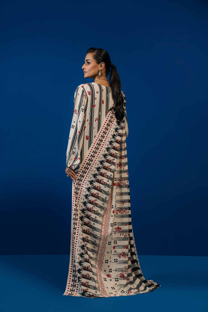 Nishat Linen - 3 Piece - Printed Loose Fabric - 42304006