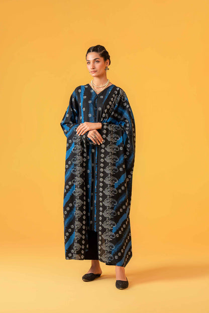Nishat Linen - 3 Piece - Printed Loose Fabric - 42304007