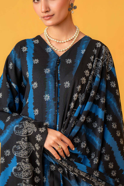 Nishat Linen - 3 Piece - Printed Loose Fabric - 42304007