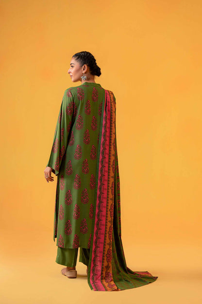 Nishat Linen - 3 Piece - Printed Loose Fabric - 42304009