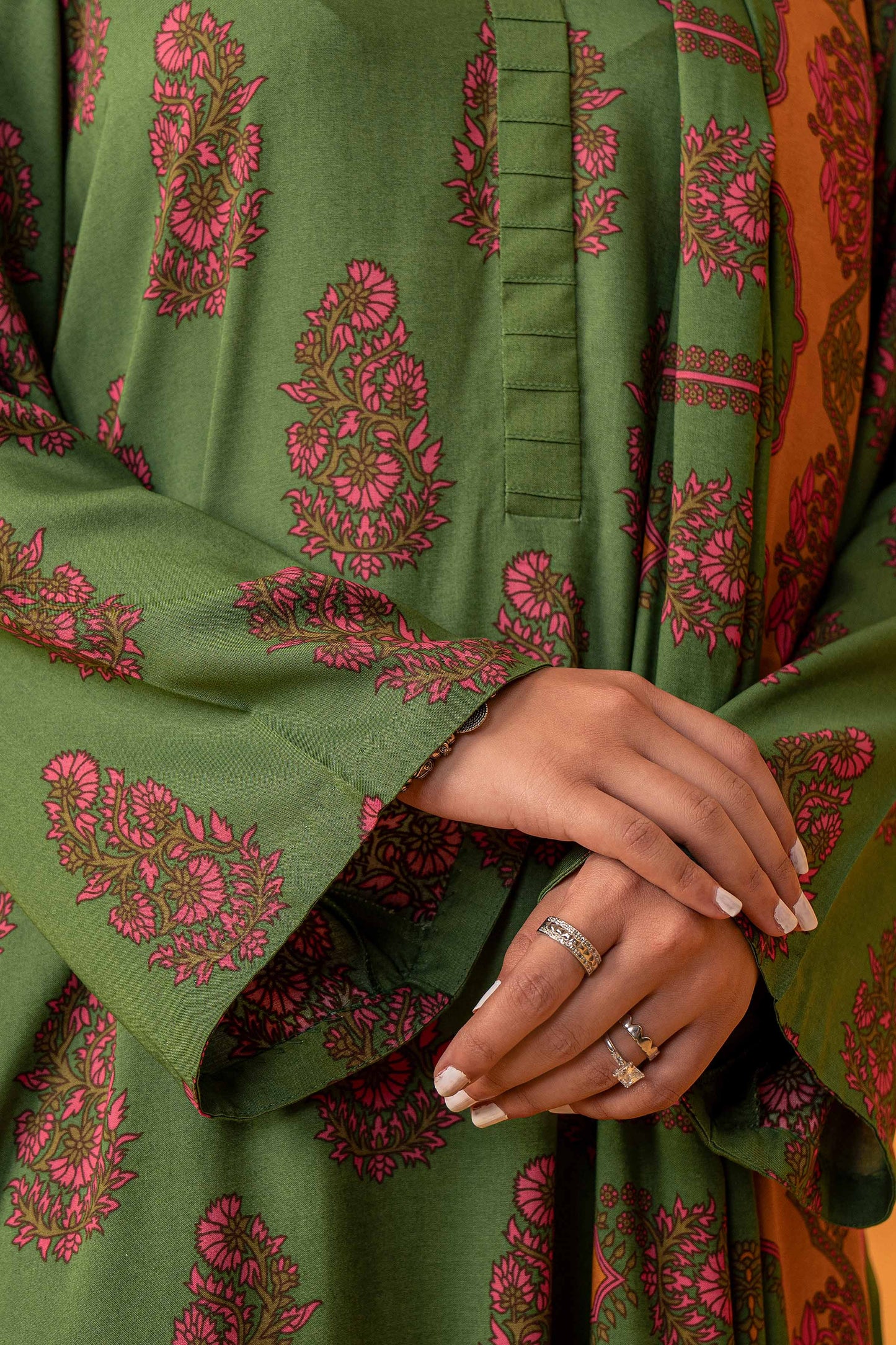 Nishat Linen - 3 Piece - Printed Loose Fabric - 42304009