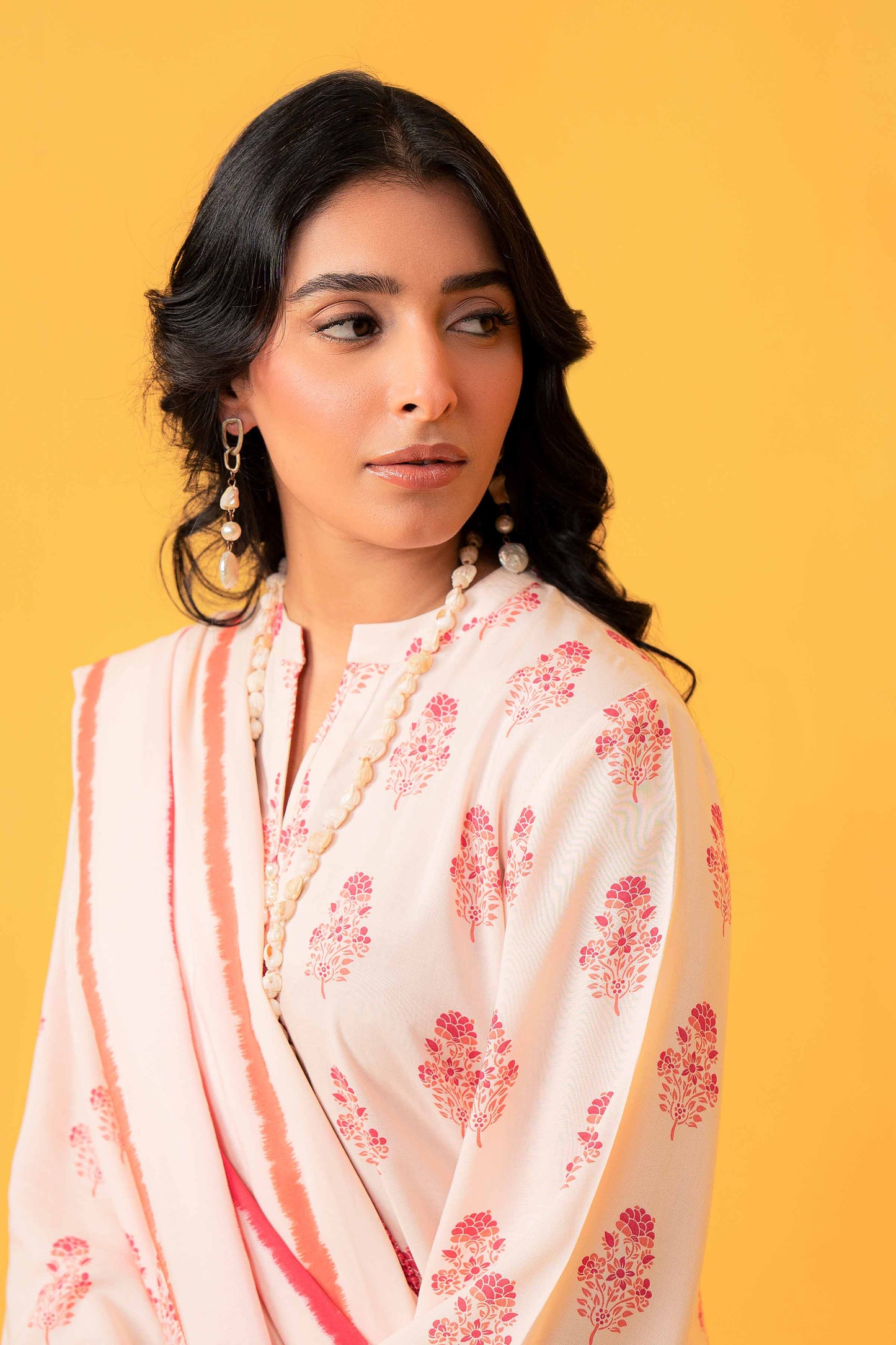 Nishat Linen - 3 Piece - Printed Loose Fabric - 42304010