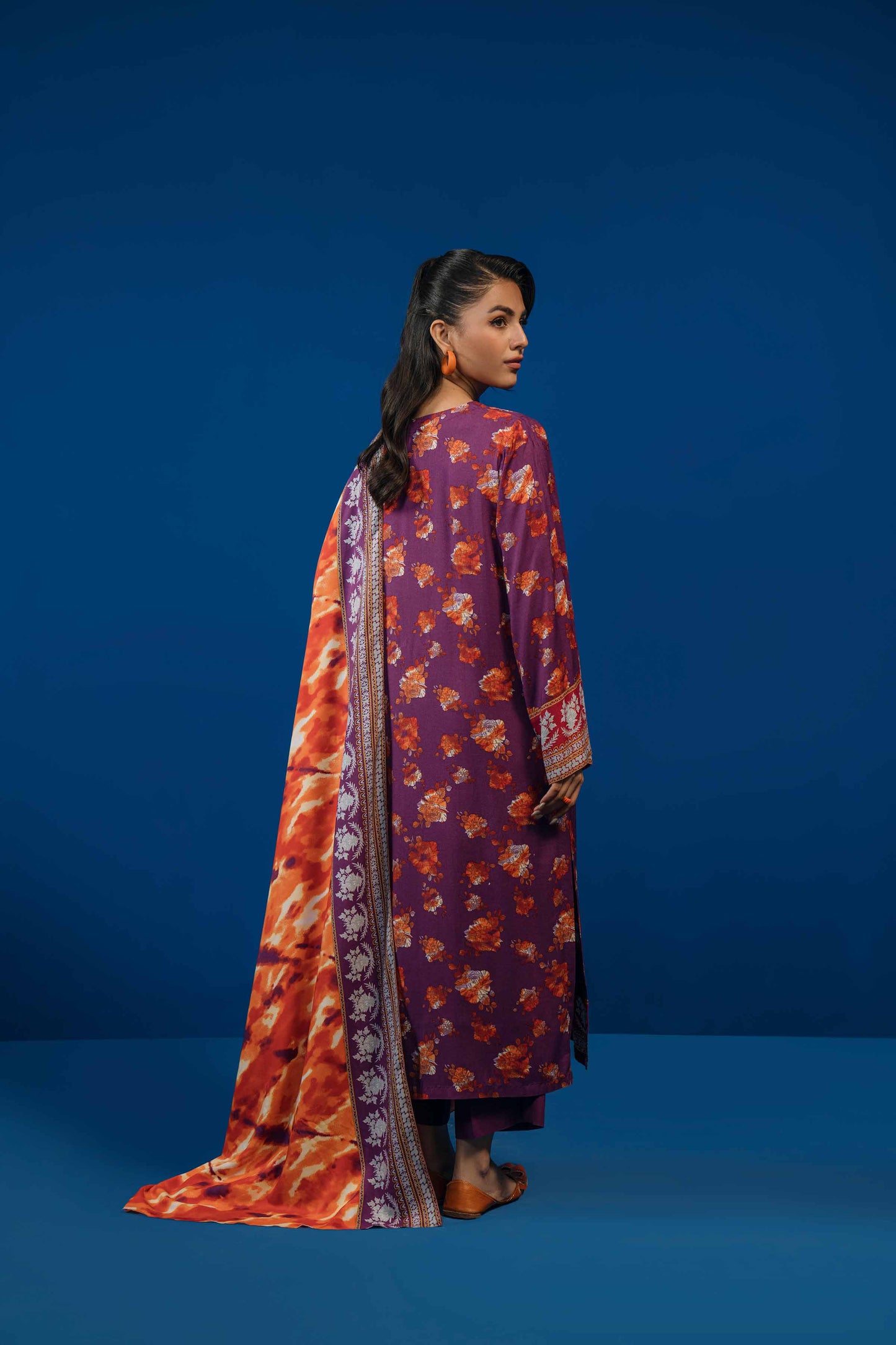 Nishat Linen - 3 Piece - Printed Loose Fabric - 42304012