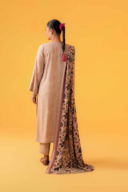 Nishat Linen - 3 Piece - Printed Loose Fabric - 42304014