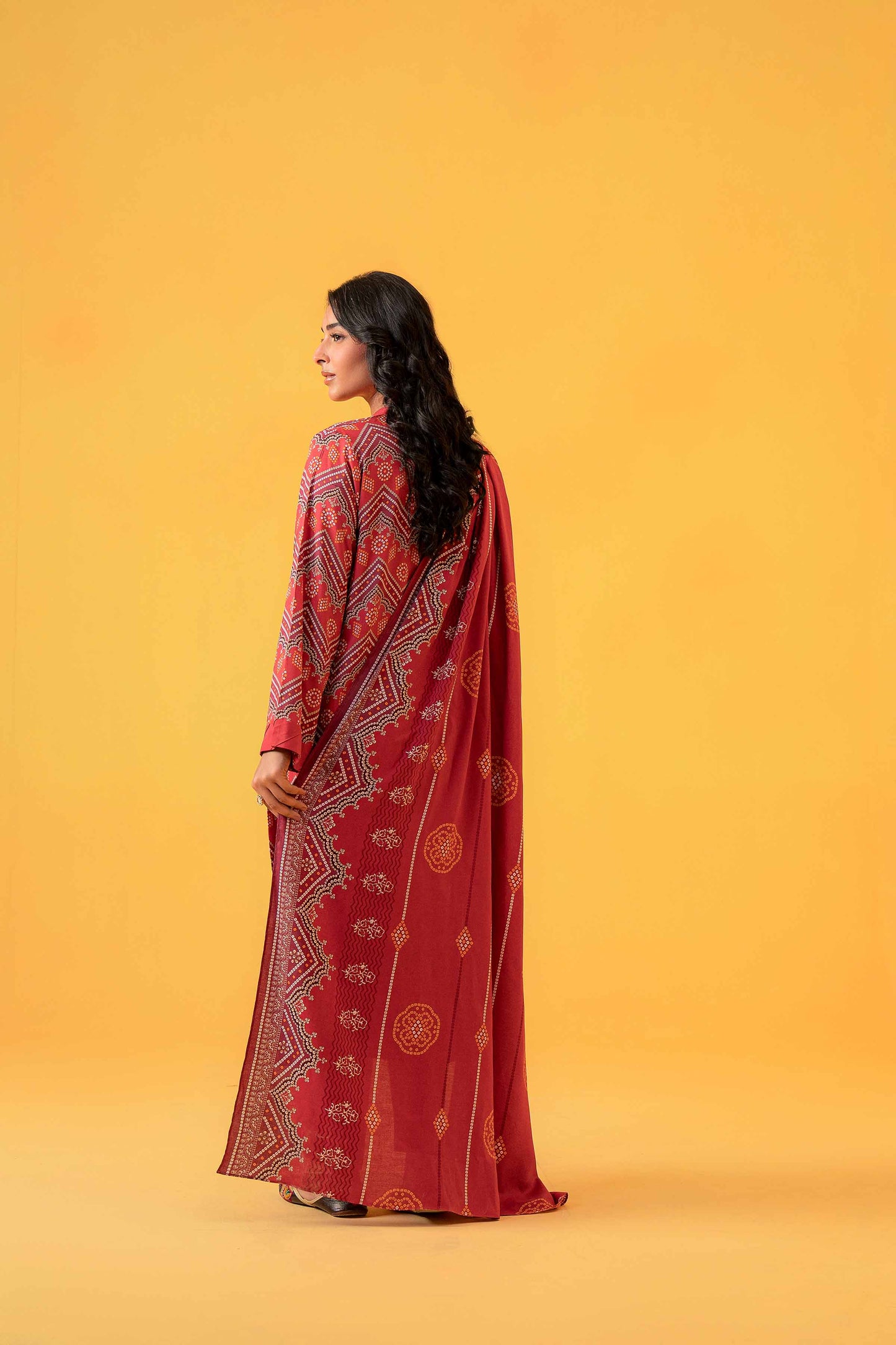 Nishat Linen - 3 Piece - Printed Loose Fabric - 42304015