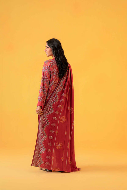Nishat Linen - 3 Piece - Printed Loose Fabric - 42304015
