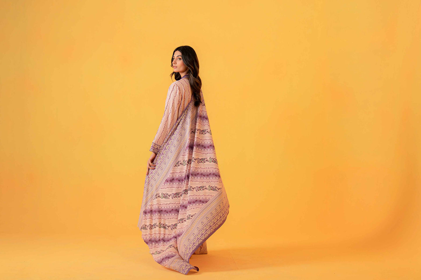 Nishat Linen - 3 Piece - Printed Loose Fabric - 42304016
