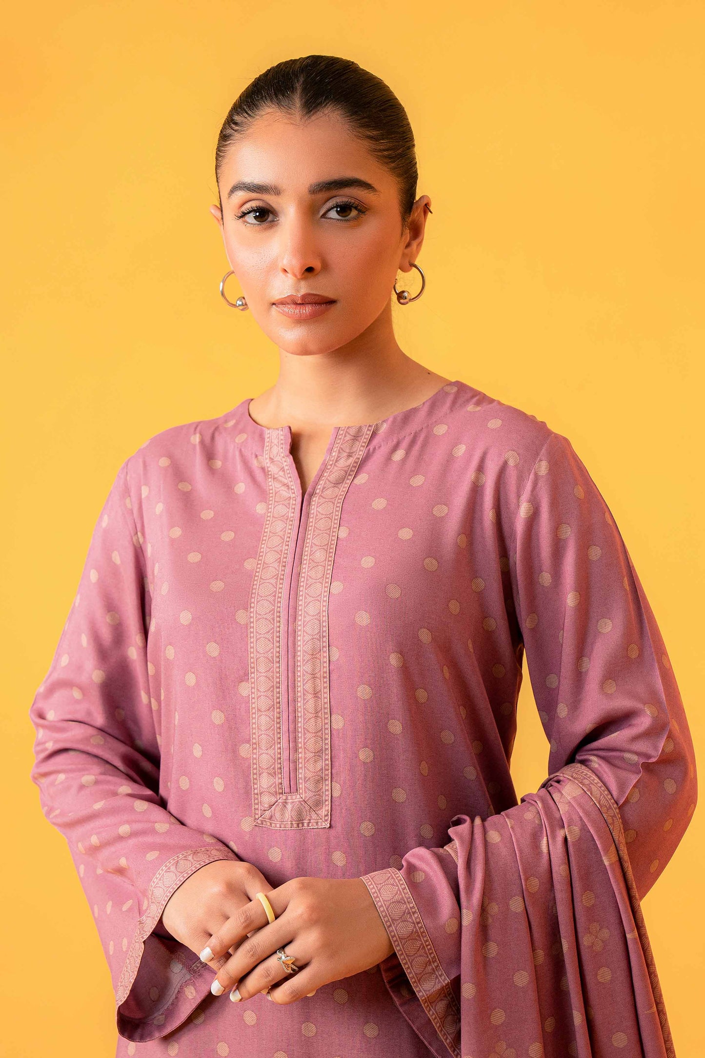 Nishat Linen - 3 Piece - Printed Loose Fabric - 42304019