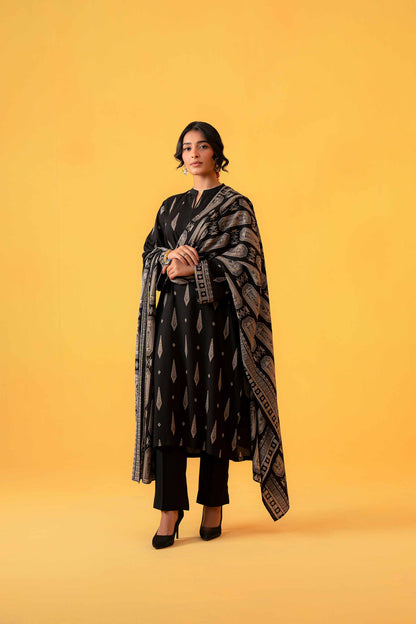 Nishat Linen - 3 Piece - Printed Loose Fabric - 42304025