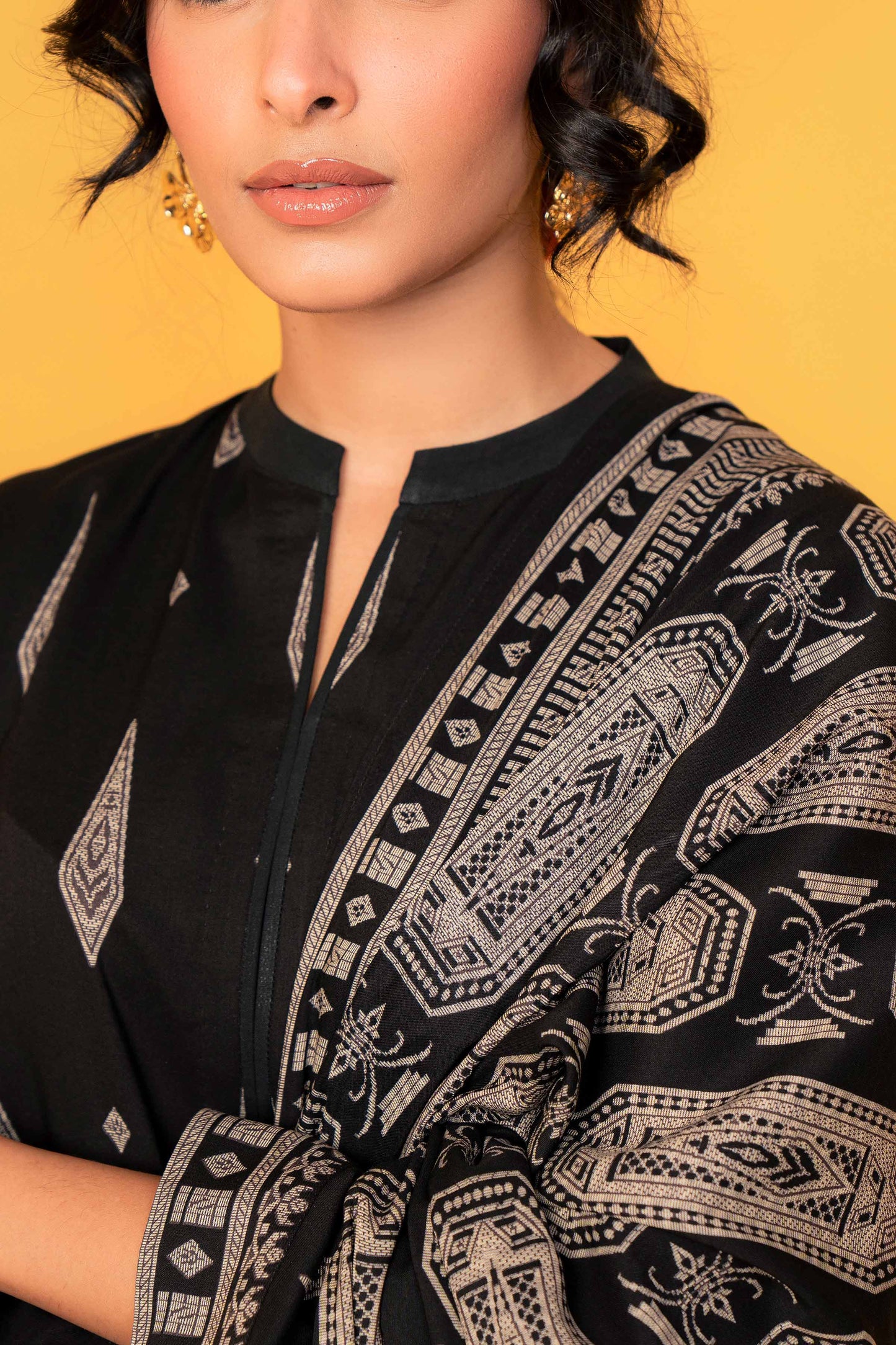 Nishat Linen - 3 Piece - Printed Loose Fabric - 42304025