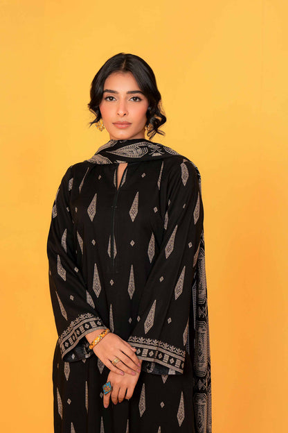Nishat Linen - 3 Piece - Printed Loose Fabric - 42304025