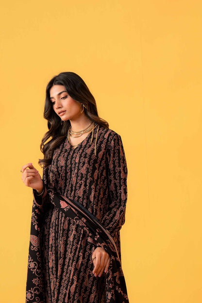 Nishat Linen - 3 Piece - Printed Loose Fabric - 42304026