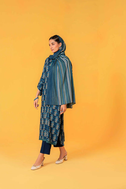 Nishat Linen - 3 Piece - Printed Loose Fabric - 42304028