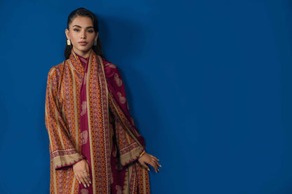 Nishat Linen - 3 Piece - Printed Loose Fabric - 42304031