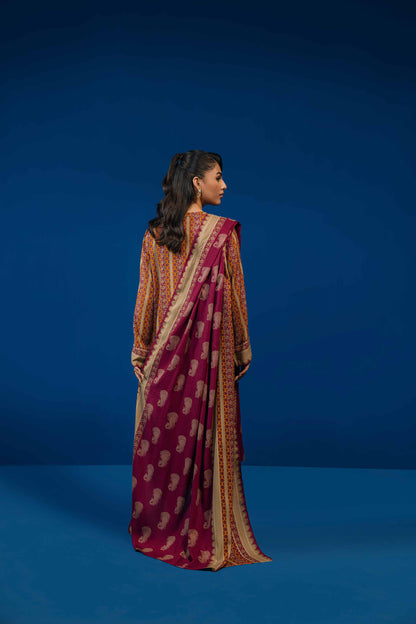 Nishat Linen - 3 Piece - Printed Loose Fabric - 42304031