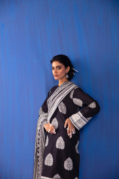 Nishat Linen - 3 Piece - Printed Loose Fabric - 42304035