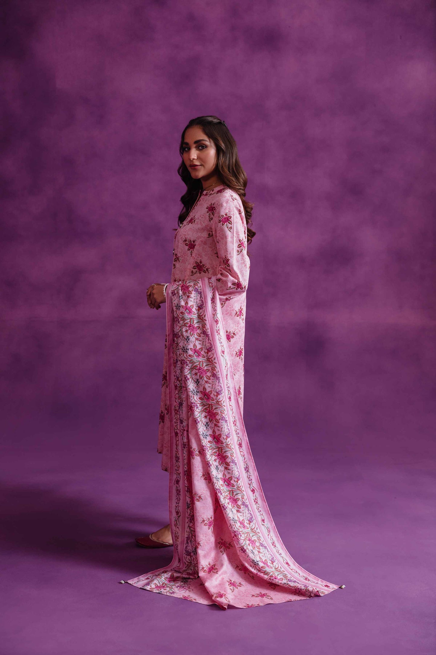 Nishat Linen - 3 Piece - Printed Loose Fabric - 42304041