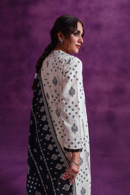 Nishat Linen - 3 Piece - Printed Loose Fabric - 42304043