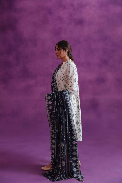 Nishat Linen - 3 Piece - Printed Loose Fabric - 42304043