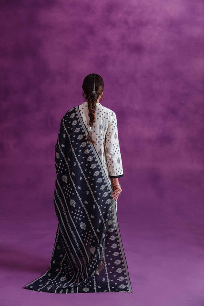Nishat Linen - 3 Piece - Printed Loose Fabric - 42304043