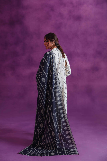 Nishat Linen - 3 Piece - Printed Loose Fabric - 42304043