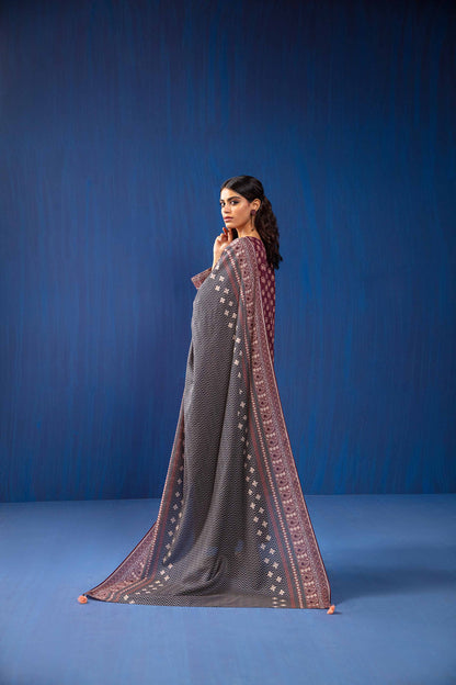 Nishat Linen - 3 Piece - Printed Loose Fabric - 42304046