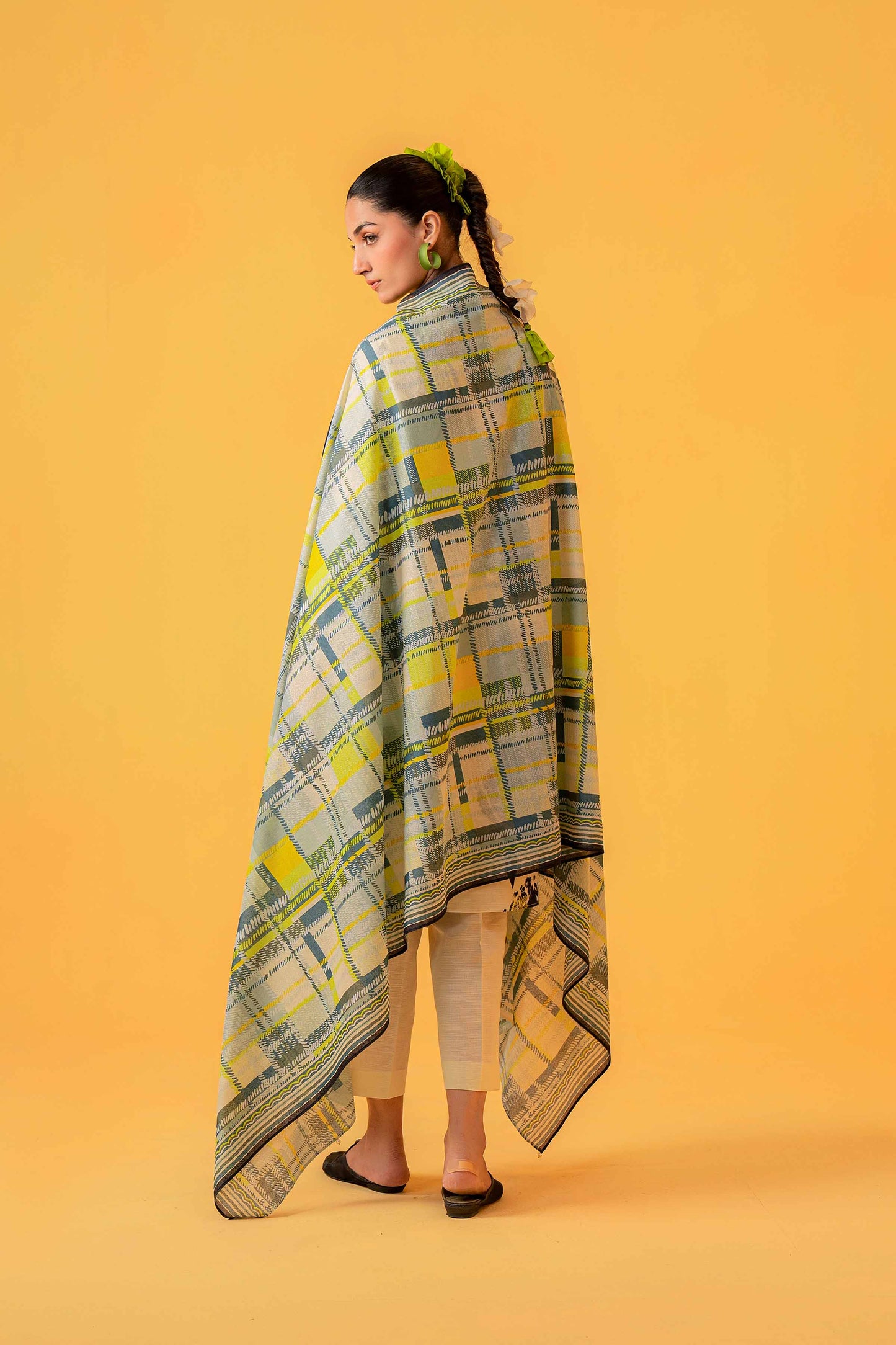 Nishat Linen - 3 Piece - Printed Loose Fabric - 42304049