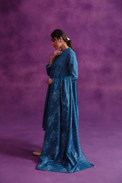 Nishat Linen - 3 Piece - Printed Loose Fabric - 42304050