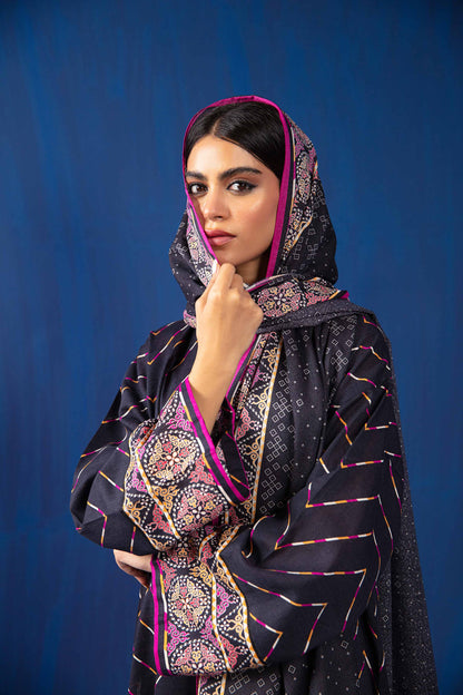 Nishat Linen - 3 Piece - Printed Loose Fabric - 42304051