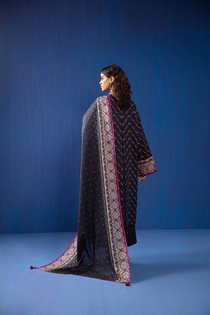 Nishat Linen - 3 Piece - Printed Loose Fabric - 42304051