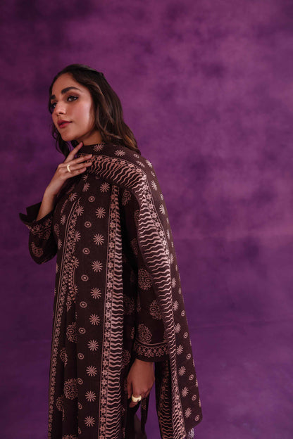 Nishat Linen - 3 Piece - Printed Loose Fabric - 42304059