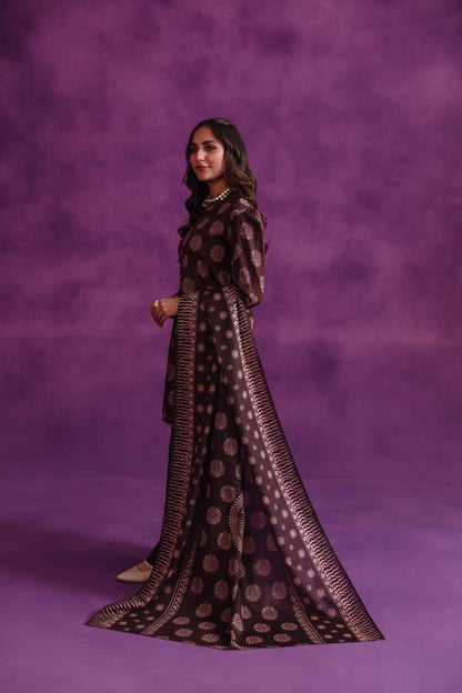 Nishat Linen - 3 Piece - Printed Loose Fabric - 42304059