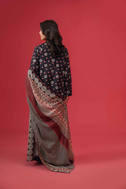 Nishat Linen - 3 Piece - Printed Loose Fabric - 42304065