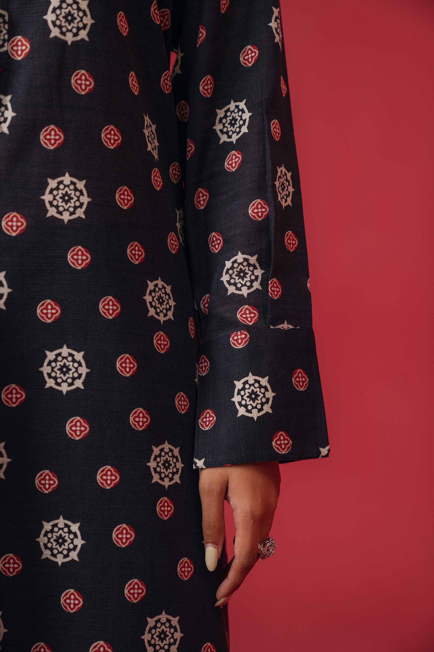 Nishat Linen - 3 Piece - Printed Loose Fabric - 42304065